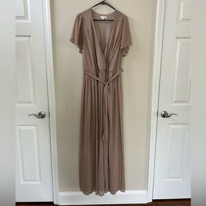 Baltic Born Maxi Taupe Dress